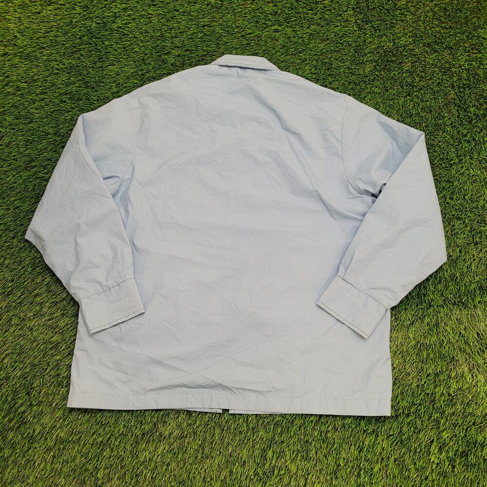 Vintage 90s MOD Jacket XL 23x28 Blue USA - Picture 7 of 11